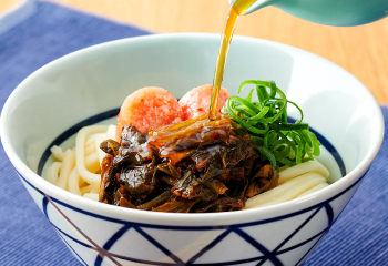 高菜キムチ＋辛子明太子＋うどん